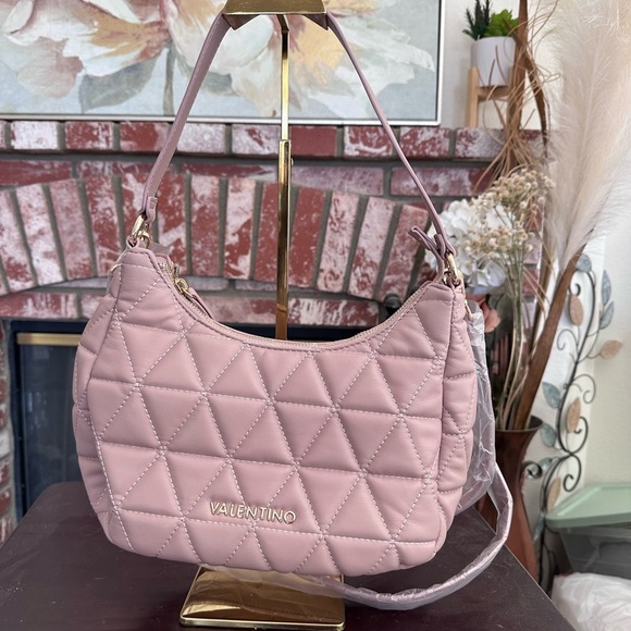 Valentino Handbags - Valentino Pink Quilted Women's Bag by Mario Valentino